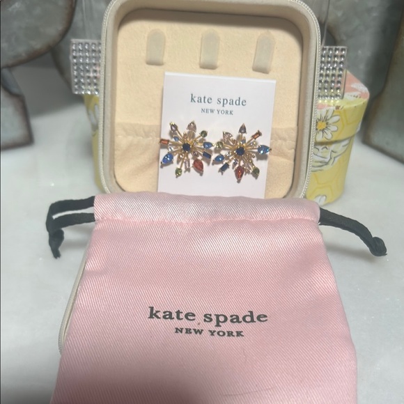 kate spade Jewelry - 🥳 Kate Spade Multicolor Crystal Earrings
